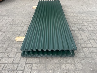 Ca. 44x Dakplaat, donker groen